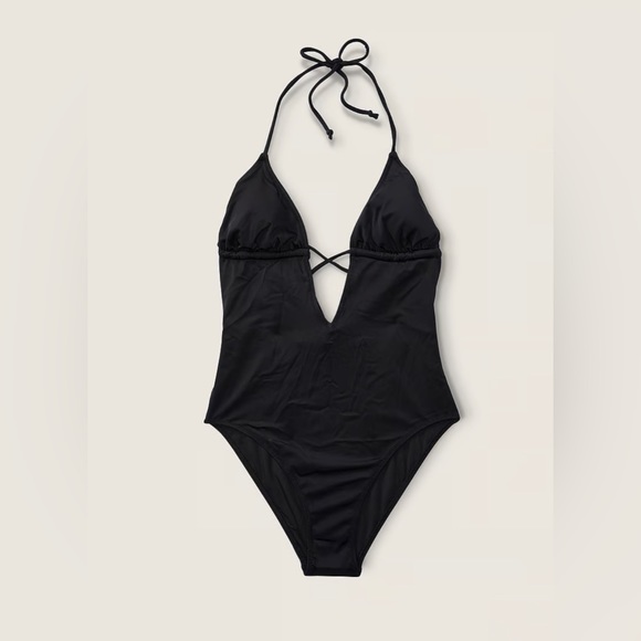 PINK Victoria's Secret Other - 🆕 VICTORIA’S SECRET PINK TRIANGLE WRAP ONE-PIECE SWIMSUIT S 4/6